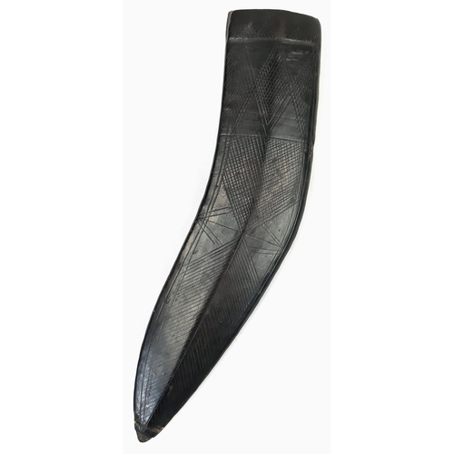 530 - Vintage Ghurka Kukri with Side Knives and Leather Sheath, Detailed Blade and Inlaid Grip with Ornate... 