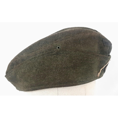 538 - Re-enactors WW2 German Army Side Cap. Looks very original as it has been in many re-enacting battles... 