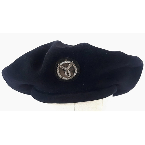 609 - WW2 French Milice Officers Beret. A French political paramilitary organisation that fought to bring ... 