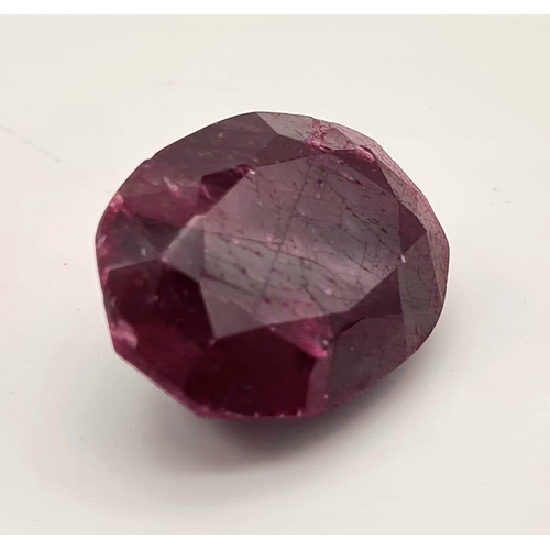 1180 - 72.61ct Natural African Ruby Gemstone IGLI Certified.