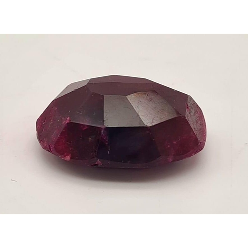 1180 - 72.61ct Natural African Ruby Gemstone IGLI Certified.