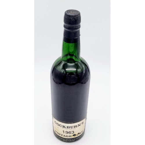 598 - A 1963 Bottle of Cockburn's Vintage Port.