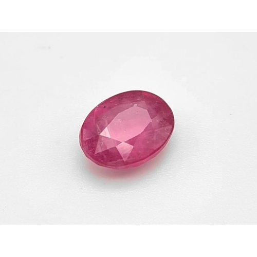 1182 - 3.56ct Natural Ruby IGLI Certified.