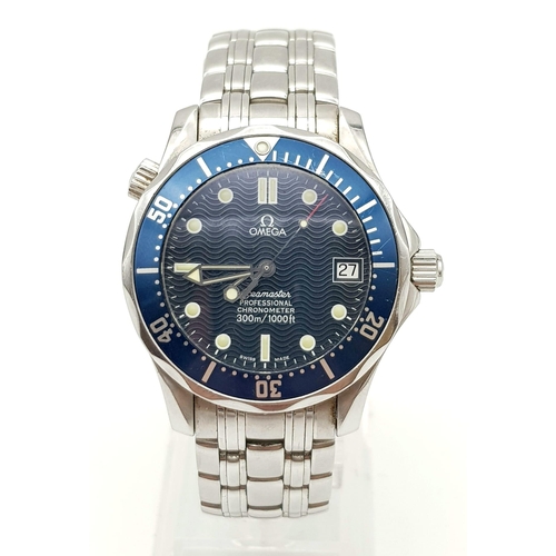 3 - An Excellent Condition Omega Seamaster Professional  Gents Watch. Stainless steel strap and case - 4... 