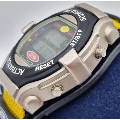 987 - A Raleigh Activator Digital Watch in Original Tin. In working order.