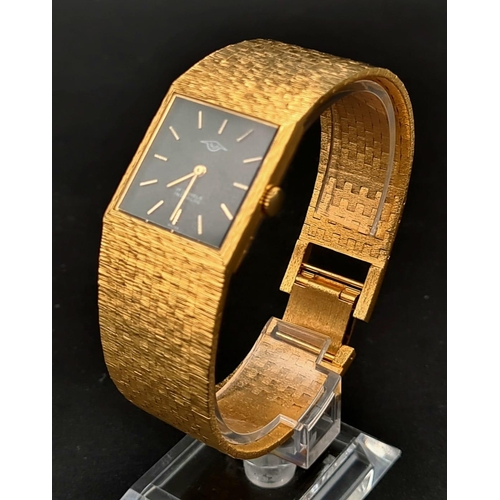 889 - A Vintage Talis Gold Plated Dress Watch. Quartz movement in working order.