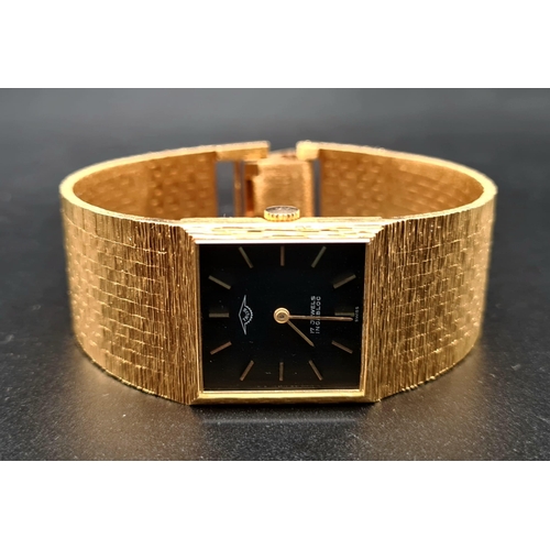 889 - A Vintage Talis Gold Plated Dress Watch. Quartz movement in working order.