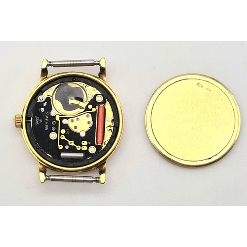 174 - Am 18K Omega Gold Case and Movement. A/F. 10.81g total weight