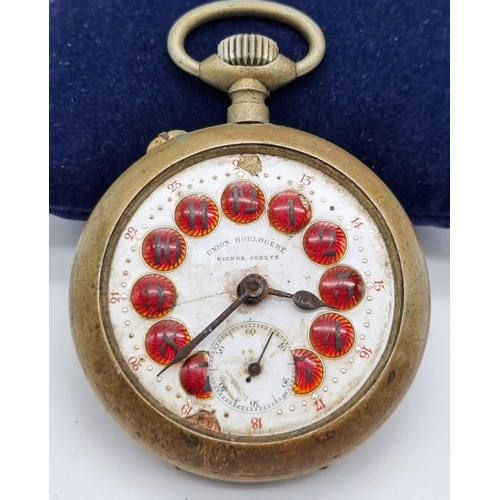 448 - Two Vintage, Possibly Antique Stop Watch and Pocket Watch. Pocket watch has a makers mark of Union H... 