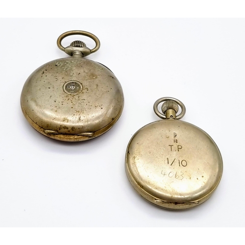 448 - Two Vintage, Possibly Antique Stop Watch and Pocket Watch. Pocket watch has a makers mark of Union H... 