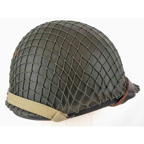 1157 - A Reproduction WW2 US Rangers Helmet.