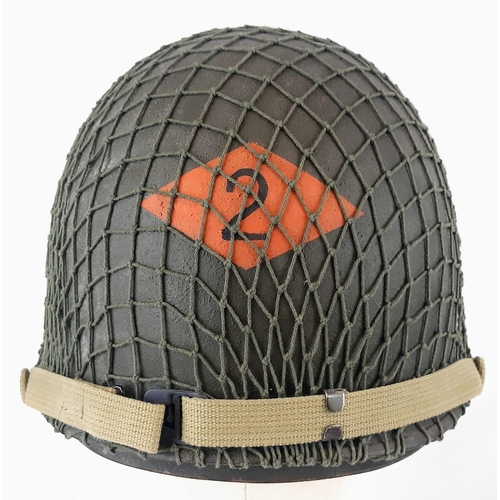 1157 - A Reproduction WW2 US Rangers Helmet.