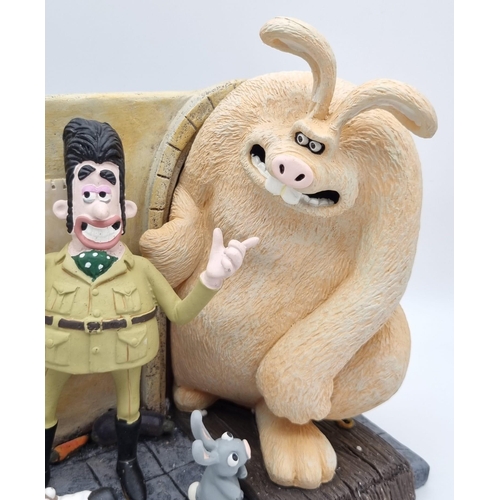 1158 - A Limited Edition Wallace and Gromit Ceramic Piece - The Curse of the Weir Rabbit. 21 x 16cm.