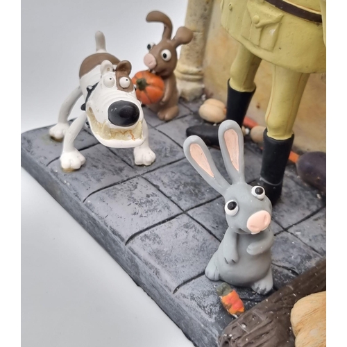 1158 - A Limited Edition Wallace and Gromit Ceramic Piece - The Curse of the Weir Rabbit. 21 x 16cm.