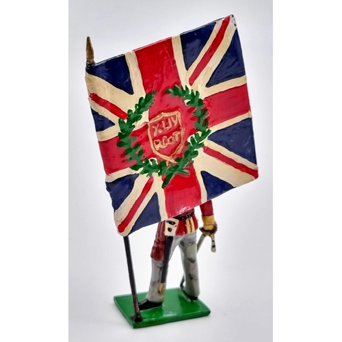 349 - A Vintage Set of Sixteen British Battle of Waterloo Lead Soldiers.