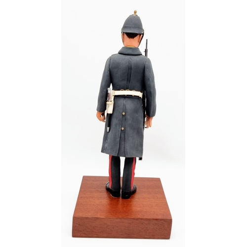 567 - A Vintage Hand-Made Model of a Royal Marine Light Infantryman circa 1900. 34cm.