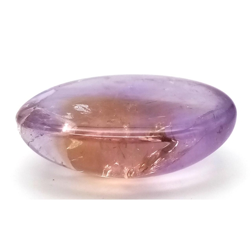 763 - 60.33 Ct Cabochon Ametrine, Oval Shape, IDT Certified