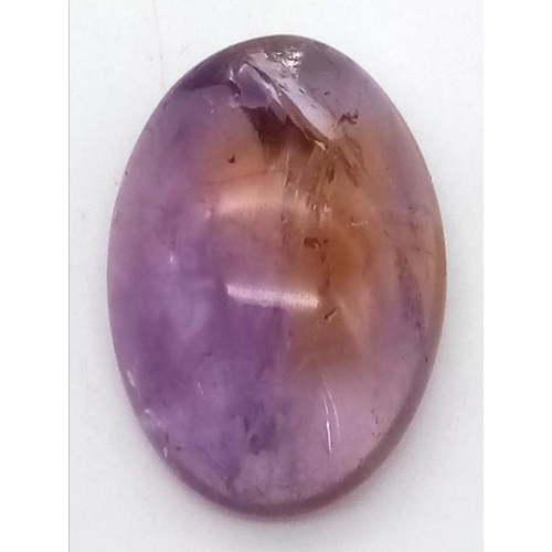 763 - 60.33 Ct Cabochon Ametrine, Oval Shape, IDT Certified