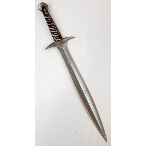 111 - The Lord of The Rings Sting Sword with Scabbard. Sword - Stainless steel blade with solid metal hilt... 