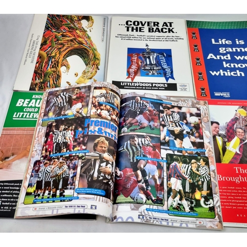 1153 - Seven FA Cup Programmes. Including Liverpool v Manchester Utd 1996 and the treble winning 1999 Man U... 