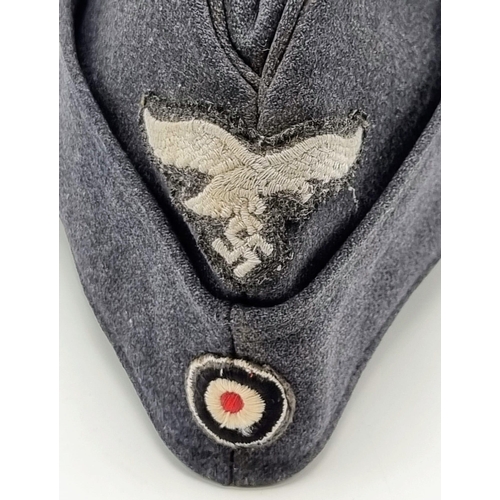 77 - WW2 German Luftwaffe Enlisted Mans/NCO’s Side Cap.