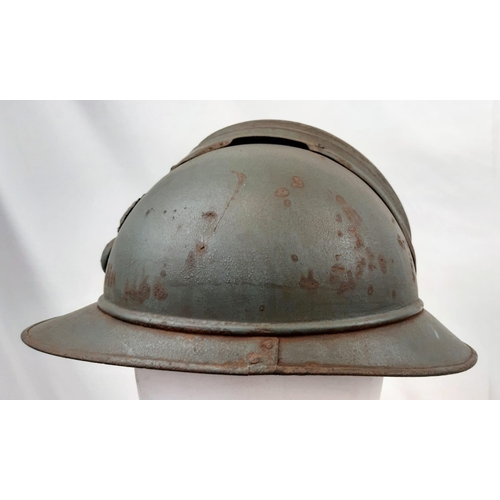 261 - WW1 French 1915 Model Infantry Adrian Helmet.