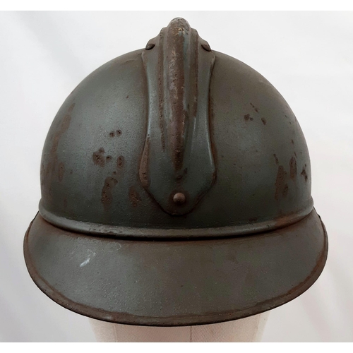 261 - WW1 French 1915 Model Infantry Adrian Helmet.