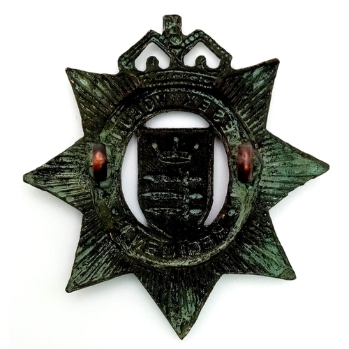 393 - WW1 British 1st London Divisional Cyclist Company (City of London Cyclists) Cap Badge.