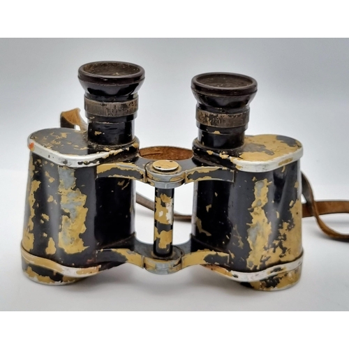 63 - WW2 German Original Cased 6 x 30 Binoculars made by Cag= Swarovski Tirol. Makers names were replaced... 