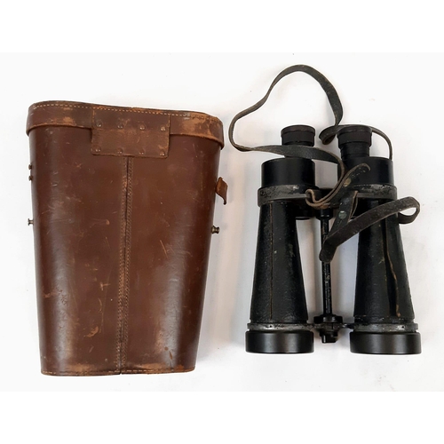 307 - 1940 Dated British Naval Anti Submarine Binoculars with Filters. Maker: Barr and Stroud.