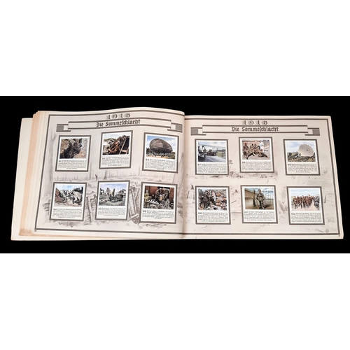 718 - 1932 German Cigarette Card Book about WW1 -Complete.