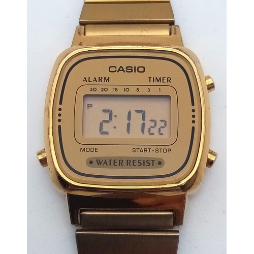 642 - A Couple of Classic Gilded Ladies Watches. A Timex and a Casio. Both in working order.