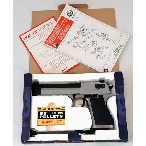 578 - Vintage Soft Air Desert Eagle Air Spring Pistol (Full Bore Version famously
used in the Clint Eastwo... 