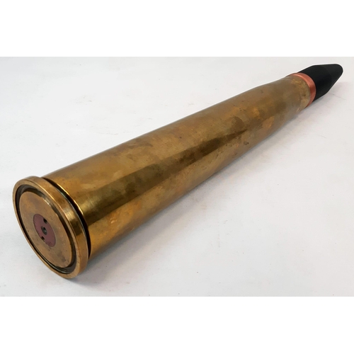 512 - 1956 Dated British 40mm Bofors Anti-Aircraft Shell Case with Resin Head.