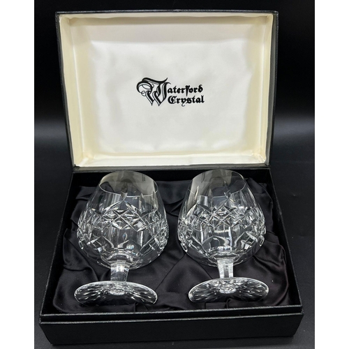 1060 - A Pair of Vintage Waterford Crystal Cognac Glasses.
Comes in original presentation case. 13cm tall.