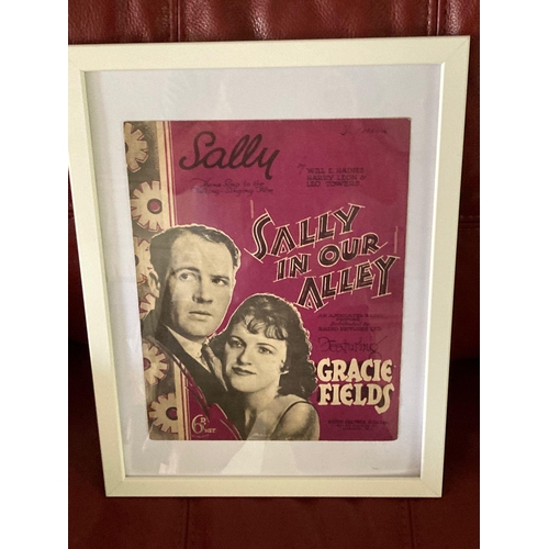 482 - 2 x Genuine and Original Gracie Fields pieces of sheet music from the 1930s, both songs became popul... 