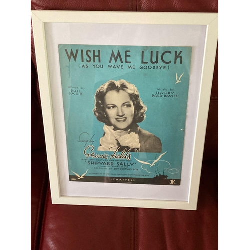 482 - 2 x Genuine and Original Gracie Fields pieces of sheet music from the 1930s, both songs became popul... 