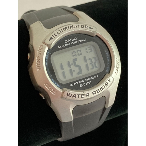 587 - 2 x CASIO DIGITAL DIVERS WRISTWATCHES.  CASIO  ILLUMINATOR  alarm chrono together with a CASIO 3264A... 