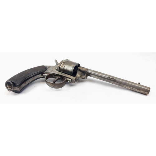 465 - Early German Revolver with deactivation certificate. Calibre/Chamber length: 11mm. Full length: 25cm