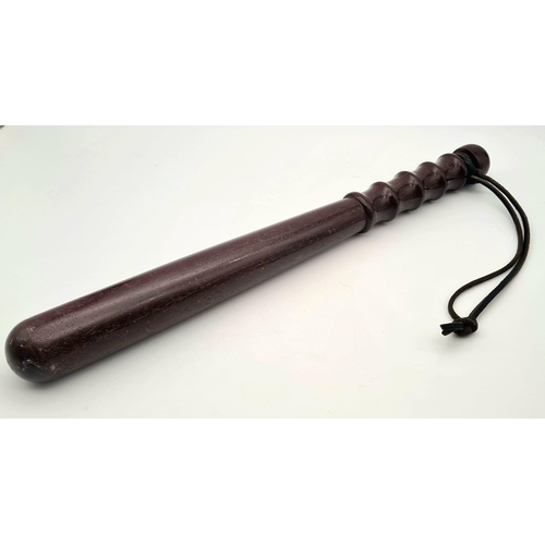 782 - A Victorian Wooden Police Truncheon. Good condition considering its age. 39cm.