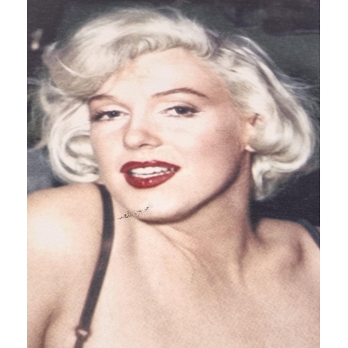 187 - Three Marilyn Monroe Canvas Artwork Pieces: Bedtime Marilyn - 70 x 70cm, Young Marilyn - 80 x 60cm a... 