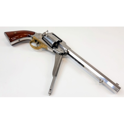 399 - A Deactivated Uberti Black Powder Model 1858 New Army Pistol. Having a .44 calibre with an 8 inch ba... 