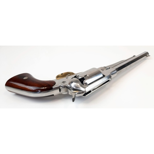 399 - A Deactivated Uberti Black Powder Model 1858 New Army Pistol. Having a .44 calibre with an 8 inch ba... 