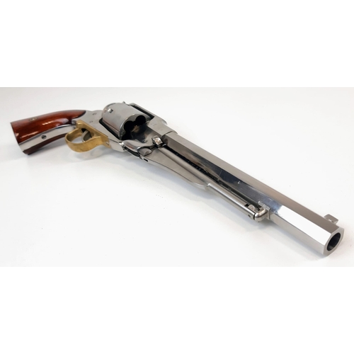 399 - A Deactivated Uberti Black Powder Model 1858 New Army Pistol. Having a .44 calibre with an 8 inch ba... 