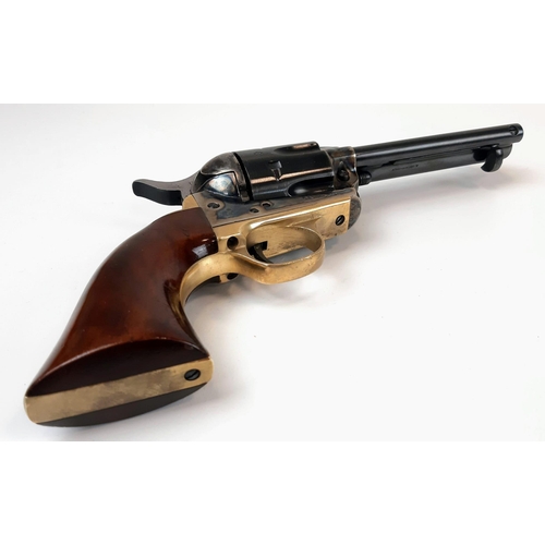 393 - A Deactivated Mitchell Arms Colt Army Revolver. This .45 calibre single action model was made in Ita... 