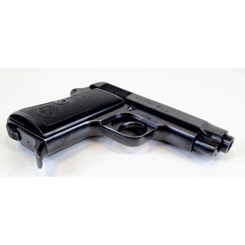 89 - A Deactivated Italian Beretta 34 Semi-Automatic Pistol. Has a .380 calibre with a 3.5 inch barrel. G... 