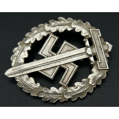 602 - WW2 German Disabled Veterans Silver Sports Grade Badge.