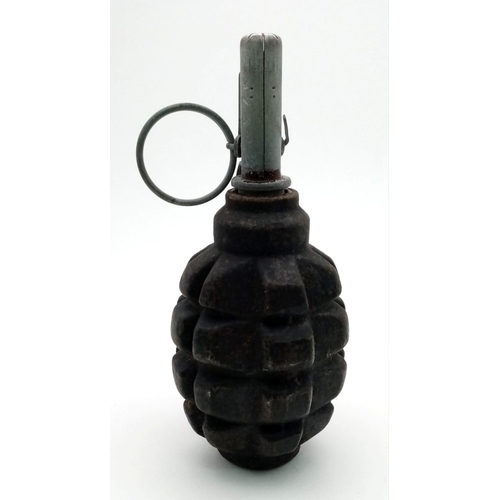 157 - A WW2 Pattern F-1 Deactivated Pineapple Grenade in good condition.