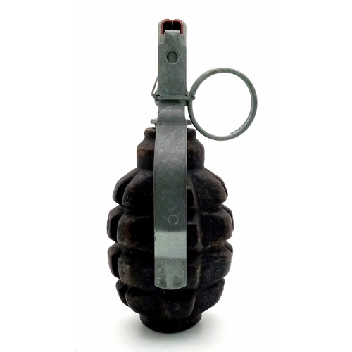 157 - A WW2 Pattern F-1 Deactivated Pineapple Grenade in good condition.