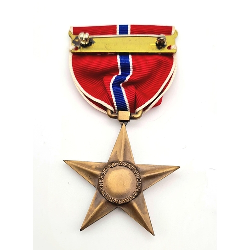 453 - WW2 US Bronze Star in Original Un-issued Box. This medal is from War stocks made for the invasion of... 